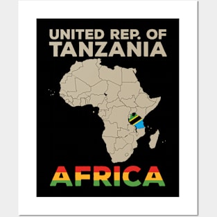 United REP of Tanzania-Africa Posters and Art